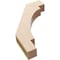 Ekena Millwork 3-inch W x 16-inch D x 22-inch H Merced Rough Cedar Woodgrain TimberThane Knee Brace, Primed BRCUR03X16X22MRCRCPR - alternate 5